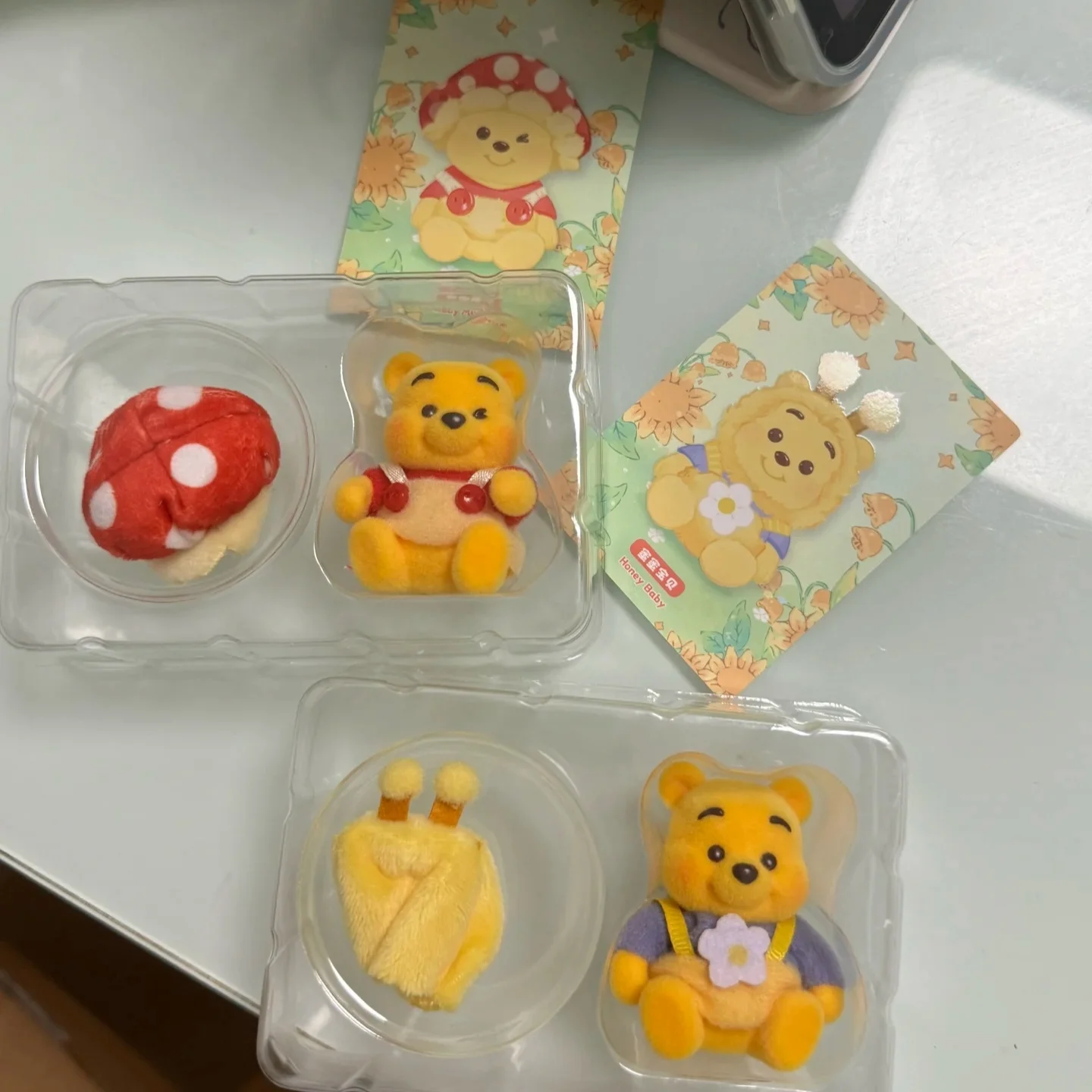 

New Original Bear Trendy Play Blind Box Heartbeat Garden Series Model Handmade Ornament Plush Toy Gift For Kids Desktop Decorati