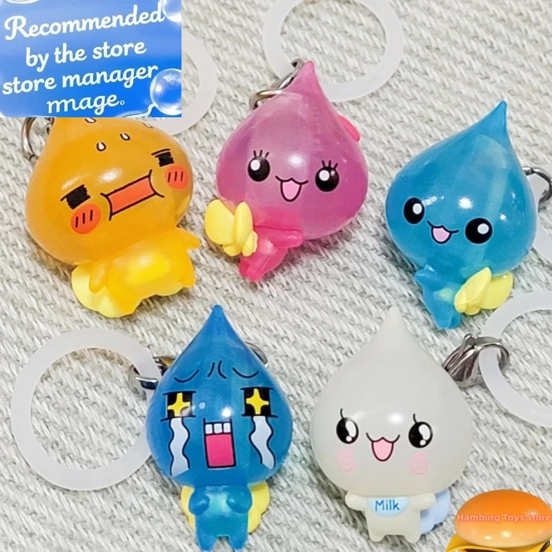 Bandai Shizuku-Chan petite goutte d'eau marquage pendentif mignon porte-clés à breloques cadeau pour amis