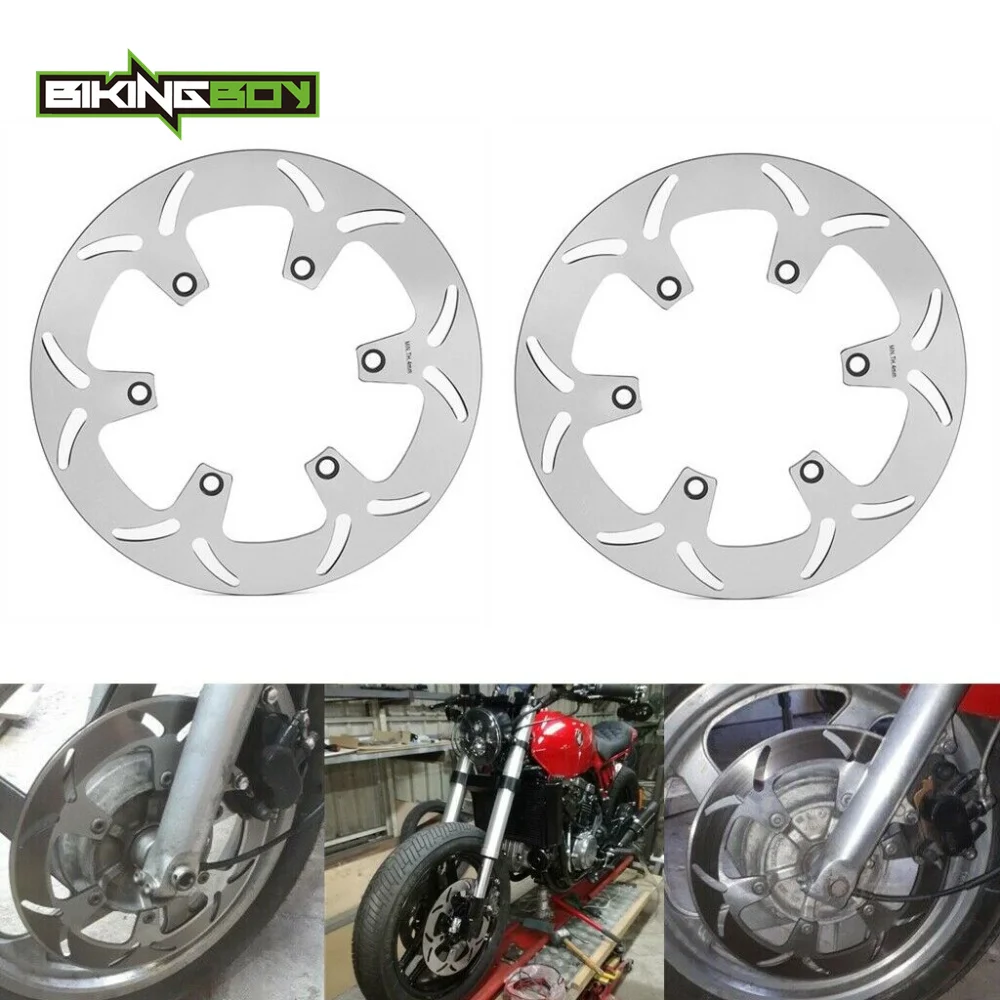 BIKINGBOY Front Brake Discs Rotors Disks For Honda VF 750 C Magna 94-03 95 02 ST 1100 Pan European 96 97 98 99 00 01 Stainless