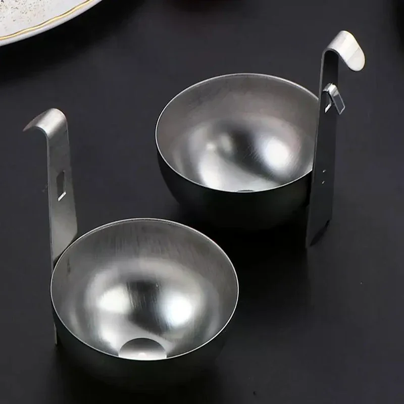 Poached Egg Maker Egg Poaching Pan Nonstick Large Egg Poachin Boiled Holder Egg Steamer Rack Egg Cooker Kitchen Supplies