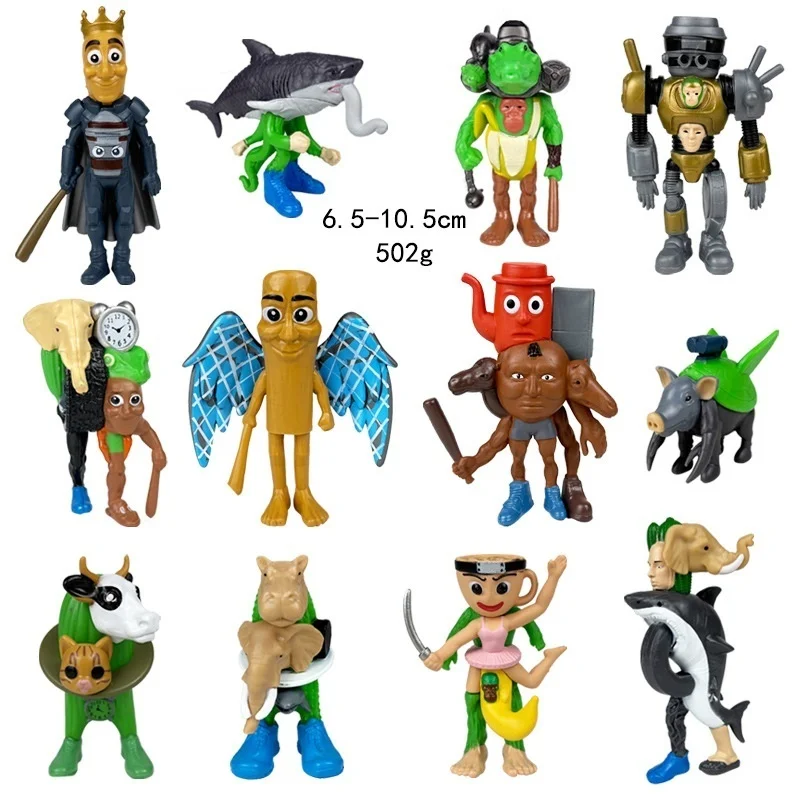 Italian Brainrot AI Animals Tung Tung Tung Sahur Figure Tralalelo