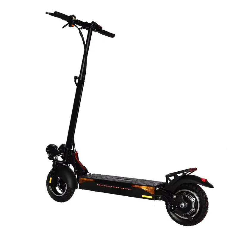 

New 48v 800w Rear Motor Foldable Electric Scooter with 10 Inch Off-road Wide Tire