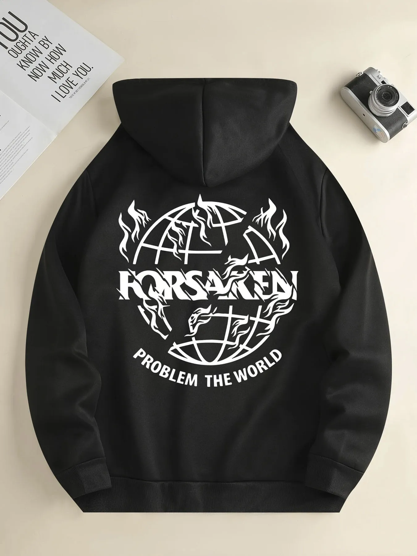 

Graphic Printing Autumn and Winter Cotton Men's and Women's Hoodies Outdoor Street Sports Training Brand Trend