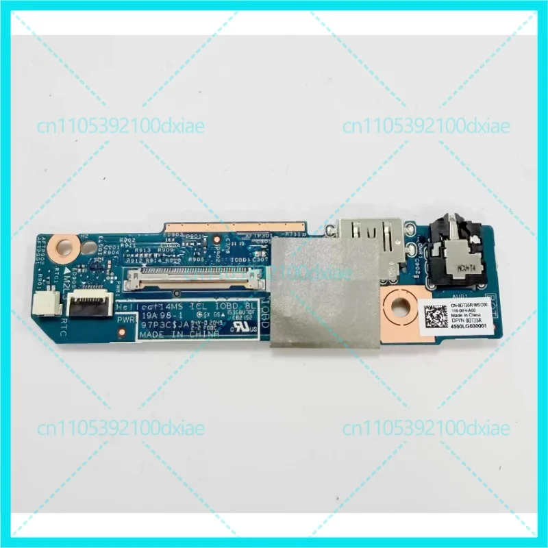 New For Dell Inspiron 7405 5400 5406 2-In-1 USB Audio, Card Reader Board 0DT35R