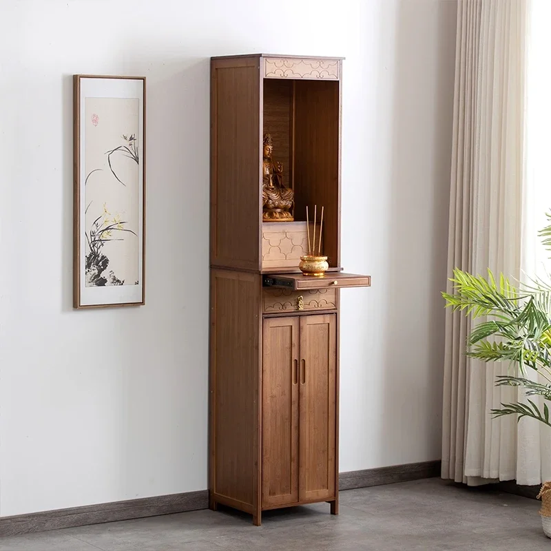 nuovo armadio domestico cinese da tavolo alto Buddha, dedicato all'armadio con statua del Buddha Guanyin