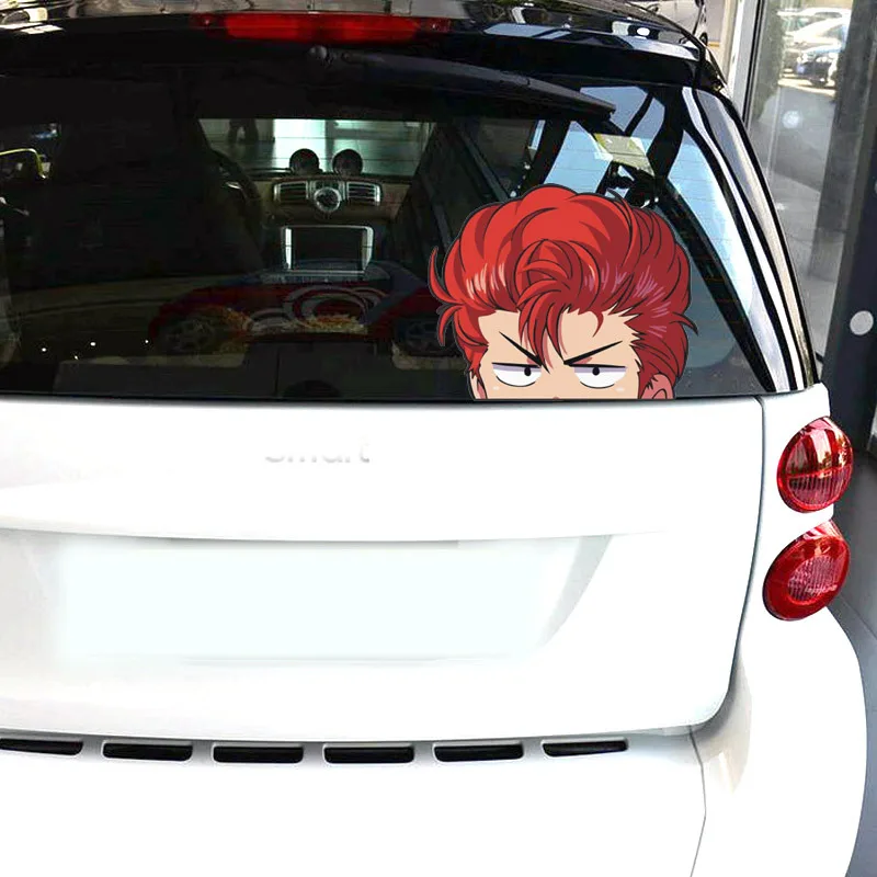 Car Stickers Slam Dunk Sakuragi Hanamichi Anime Funny Cartoon Decoration For Windshield Window Bumper Trunk Motorcycle D25