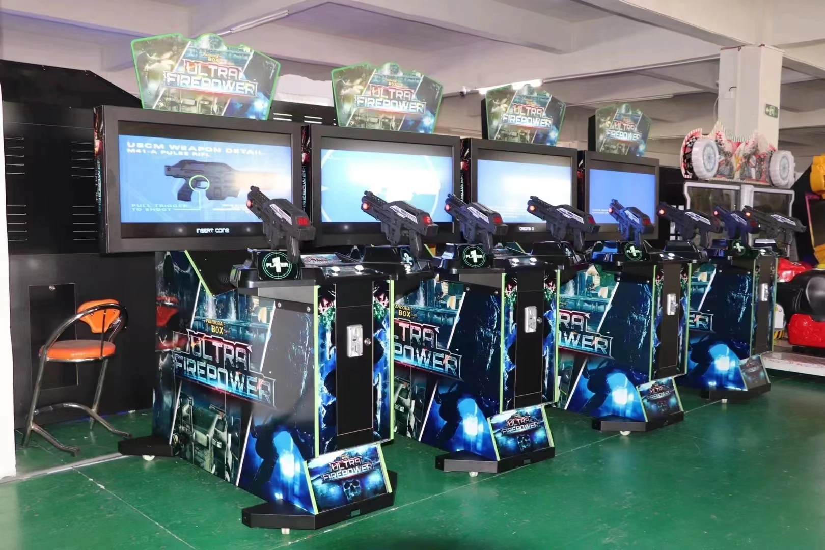 a for Coin Operated Dual Shooting Gun Arcade Game Machine