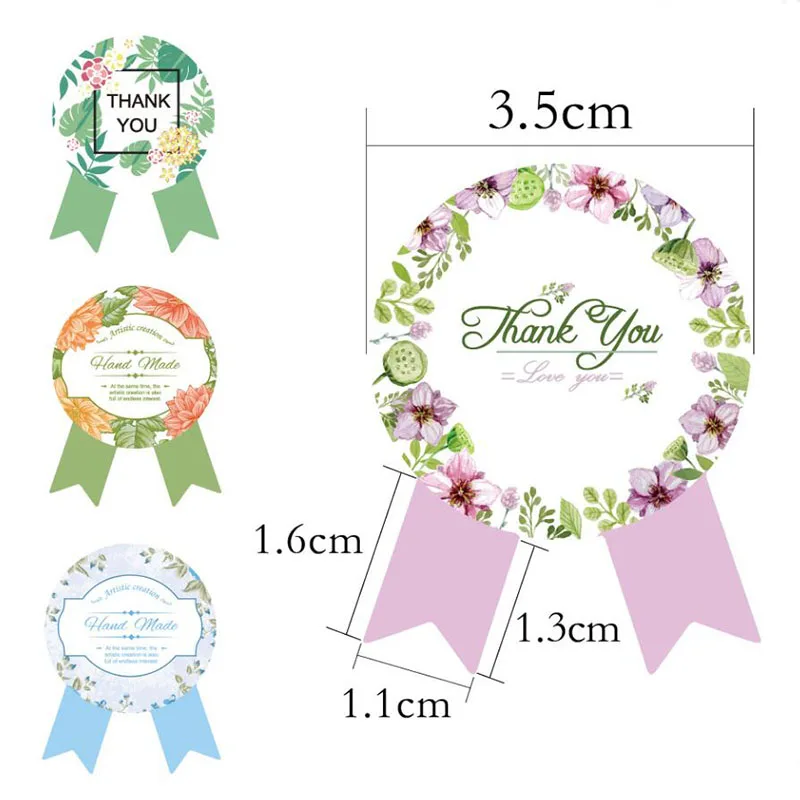 80pcs DIY Multifunctional Medal Shape Seal Sticker 