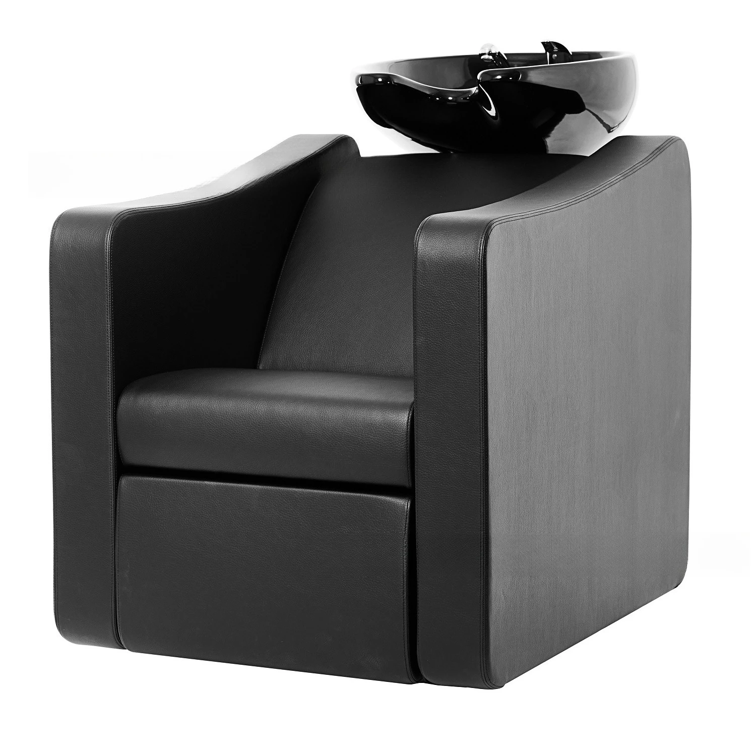 LTT high-end barber shop shampoo bed electric hair chair hair shop ceramic basin half lying flush bed