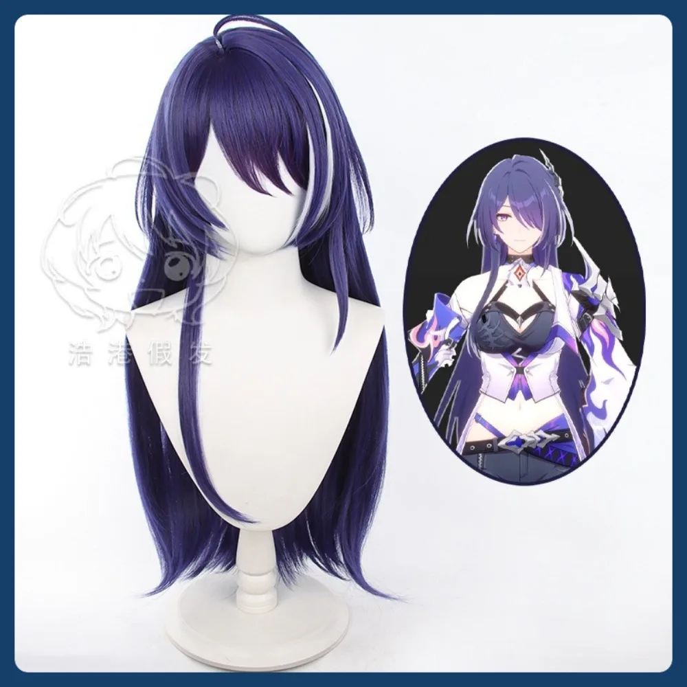 

Mid-jade Wig Store Honkai Star Rail Acheron Cosplay Wig Halloween Character Restoration Costume Props Party Performance