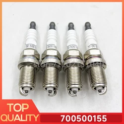 4pcs FR7DC+ 7700500155 Spark Plug Nickel-Yttrium for Renault CLIO KANGOO LOGAN SANDERO STEPWAY SCENIC THALIA TWINGO MEGANE