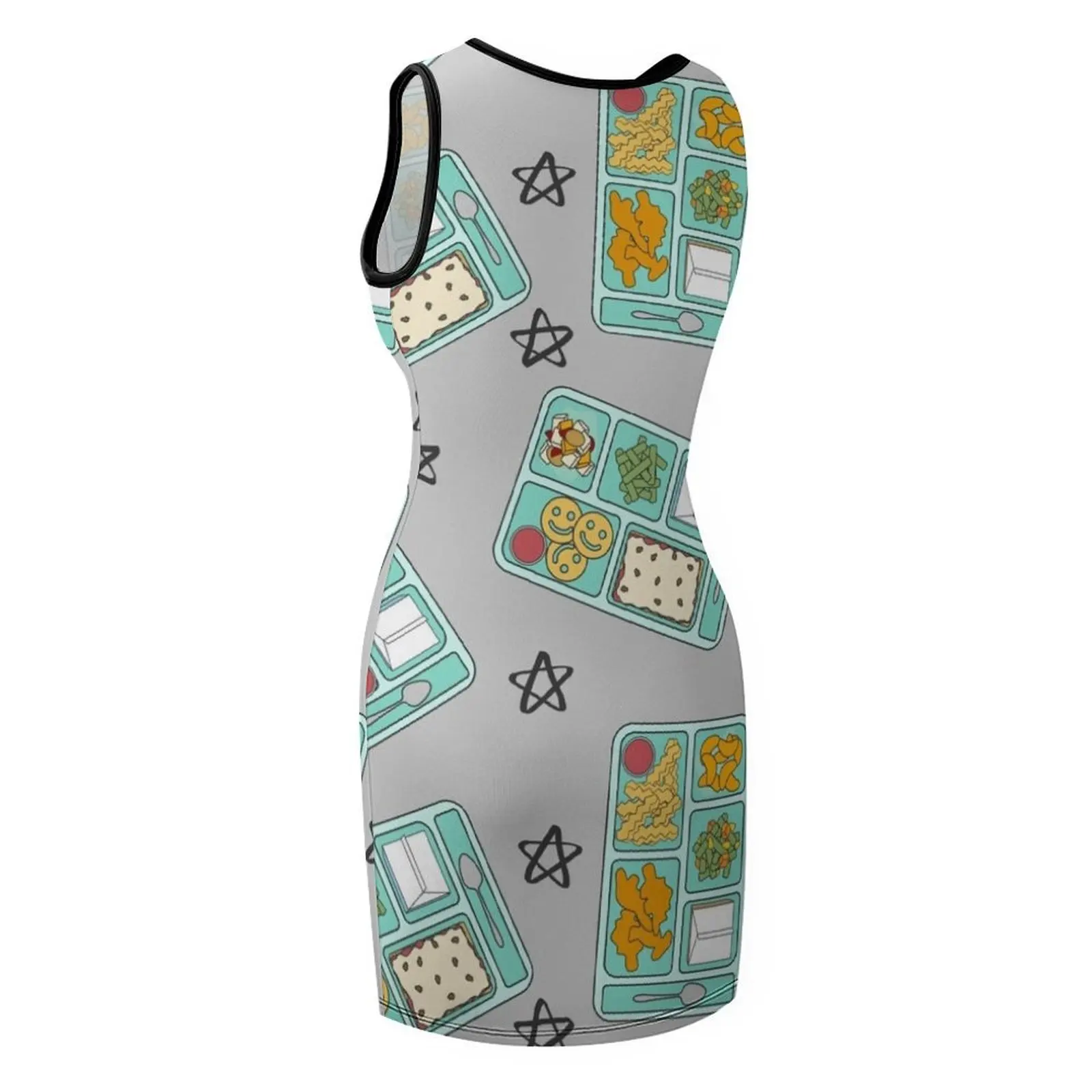 Lunghi scolastici retrò Vestito estivo senza maniche Abiti moda donna per il ballo di fine anno Abito da festa di lusso da donna