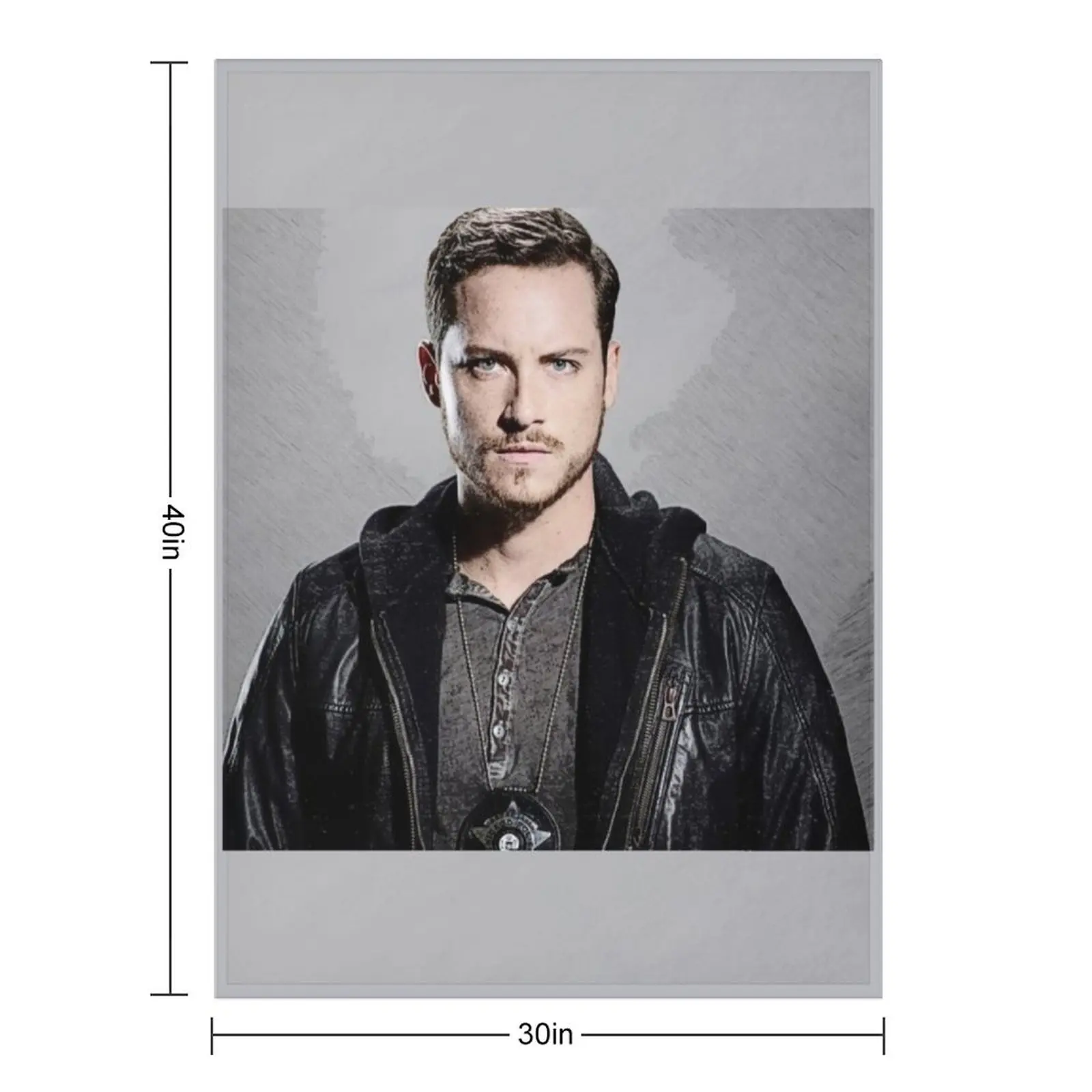 Detective Jay Halstead Throw Blanket Designers Soft Plush Plaid Flannel Polar Blankets
