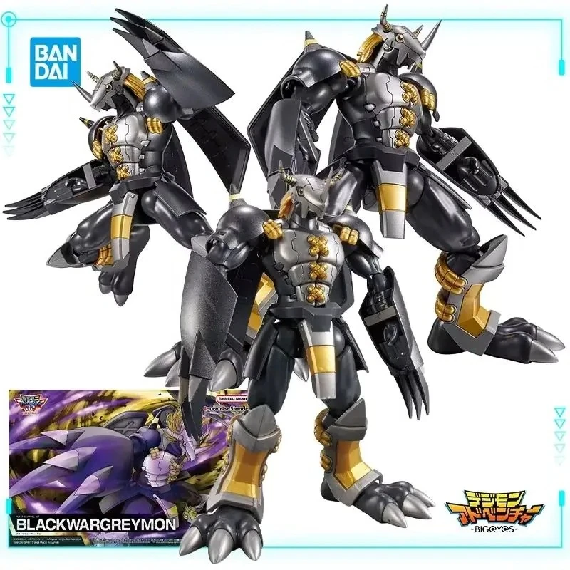 

Bandai Original Genuine Digimon Adventure 02 Black WarGreymon TV Figure-rise Standard Assembly Model Toys Action Figures Gift