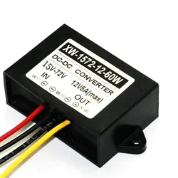 DC15-72V To DC12V 5A 60W Converter Step Down Power Supply Converter Regulator Module Buck Converter Power Waterproof IP67