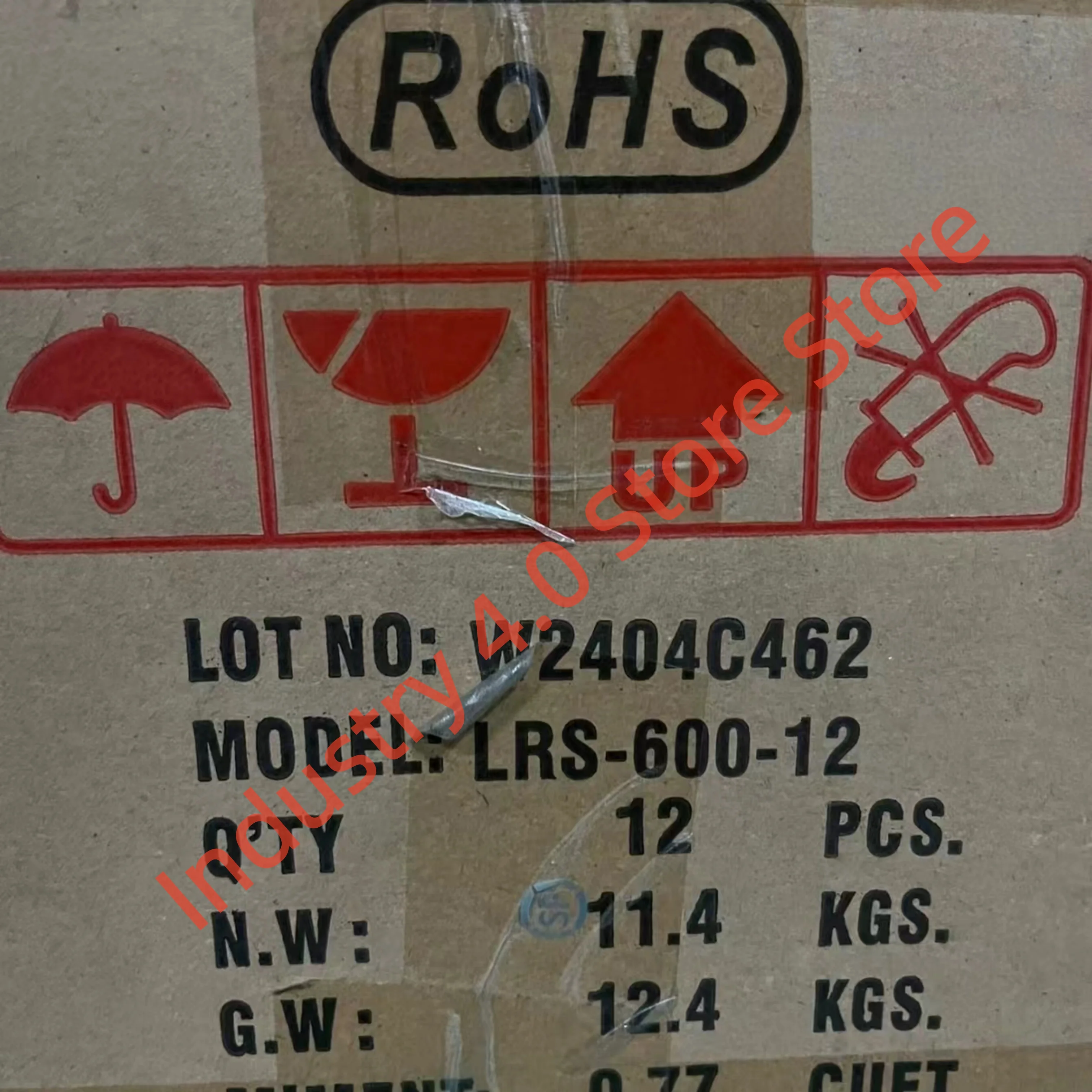العلامة التجارية تحويل التيار الكهربائي LRS-600-12 جديد #2