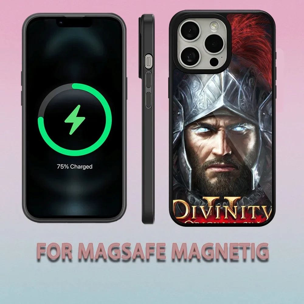 Game Divinity Original Sin II 2  Phone Case For iPhone 15 14 13 12 11 Pro Max Plus Magsafe Magnetic Wireless Charging Cover