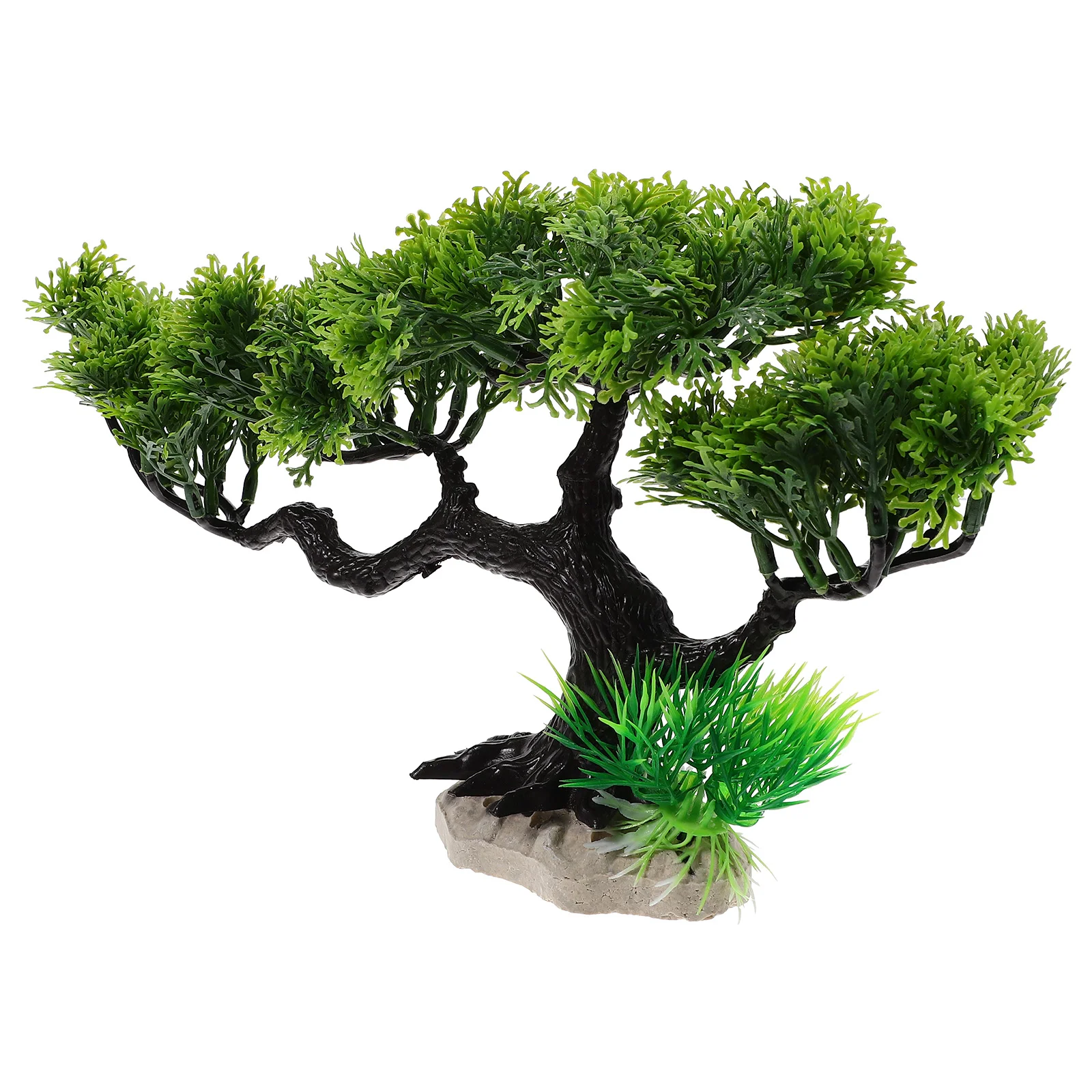 

Fish Tank Simulated Aquatic Plants Aquarium Landscape Ornament Tree Decoration Pine Bonsai Indoor Decorate Plastic