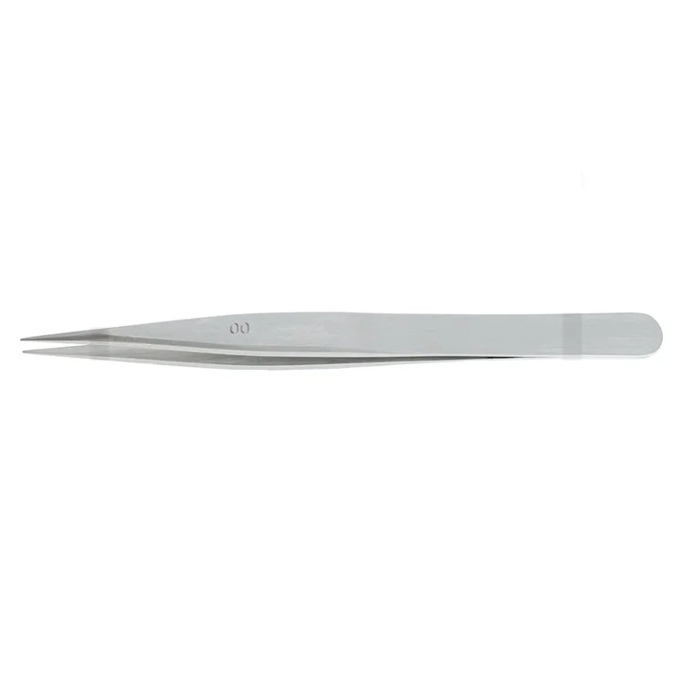 Horotec MSA12.302-00 Thick Tweezers with Flat Tips Geneva Shape