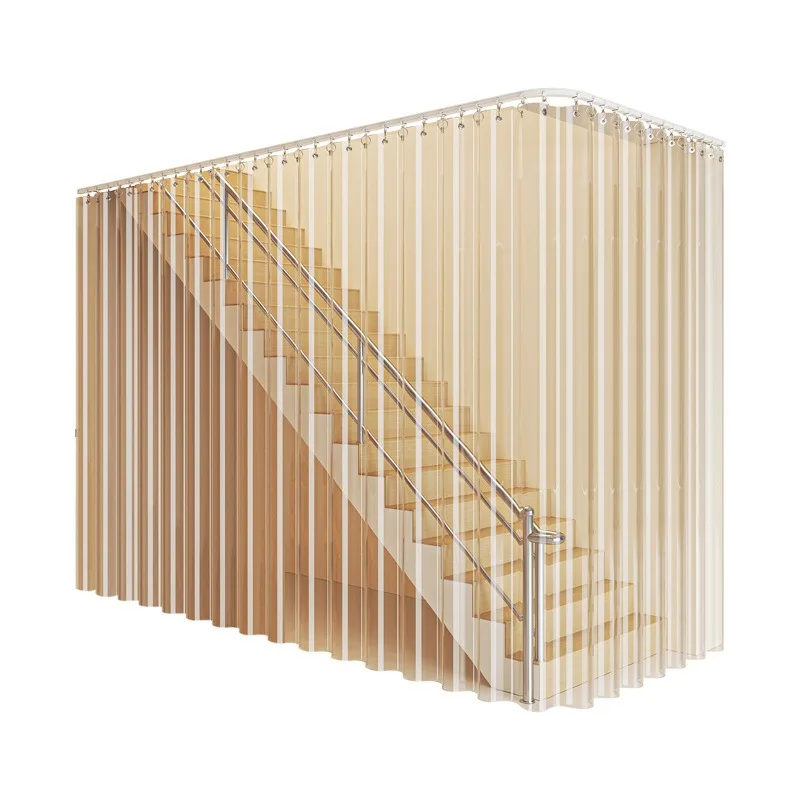 Summer anti-air-conditioning curtain staircase entrance, air-conditioning door curtain windproof windshield partition curtain
