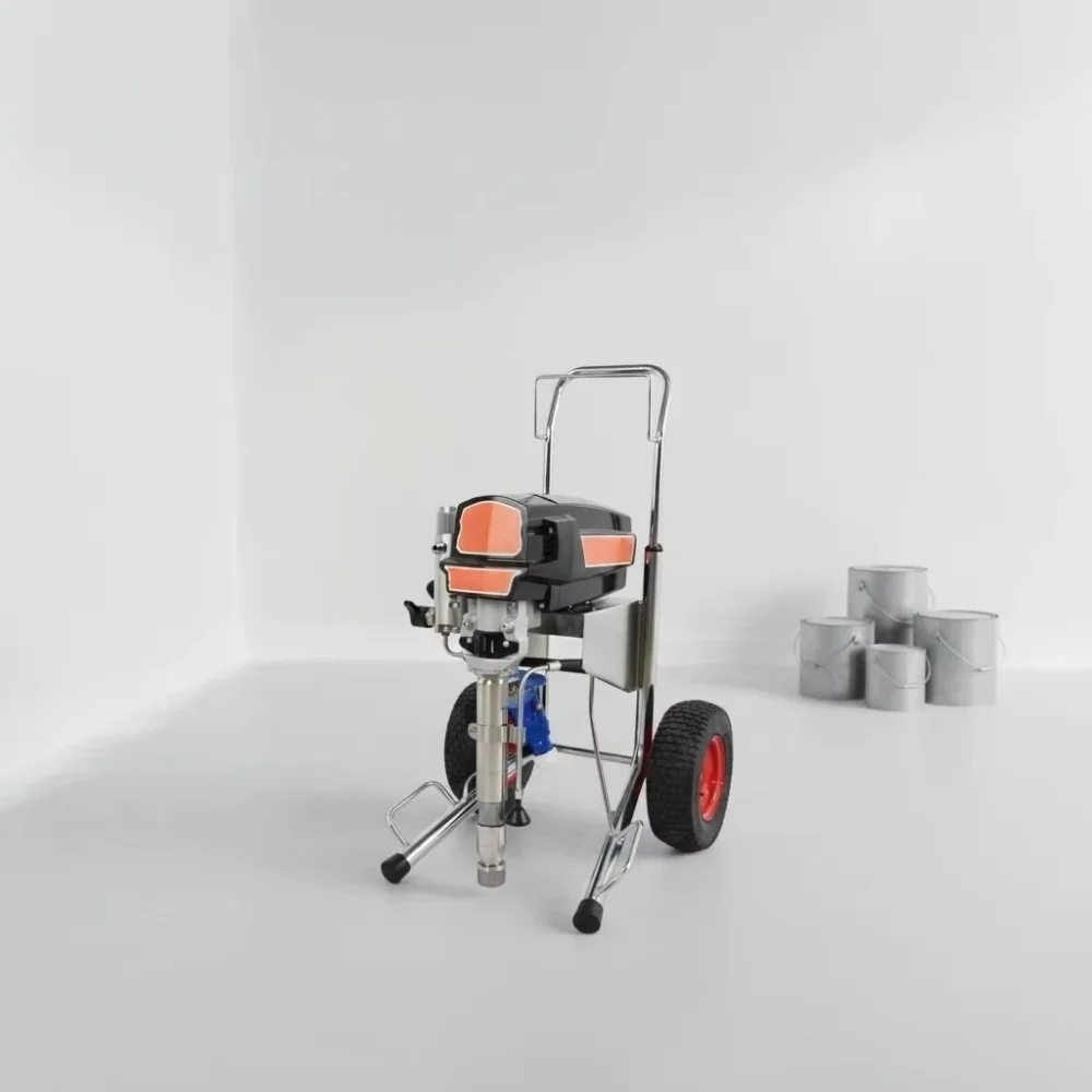 220V Portable Automatic Electric Airless Paint Sprayer Brushless Motor 3000 psi High Productivity Professional Grade 3000W