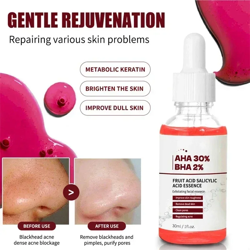 Pore Shrinking Serum Repairs Large Pores Salicylic Acid Face Serum Anti-wrinkle Facial Serum Oil Control Whitening Skin Care