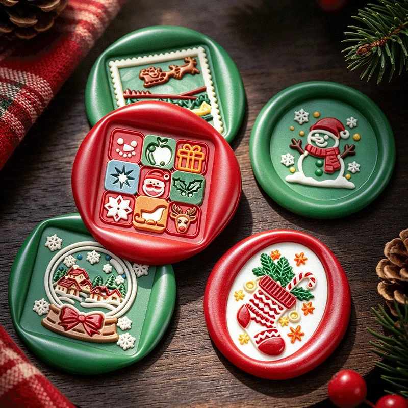 หัวประทับตราทองเหลืองแกะสลักลา - Wax Seal Stamp Kit บทวิจารณ์และราคา