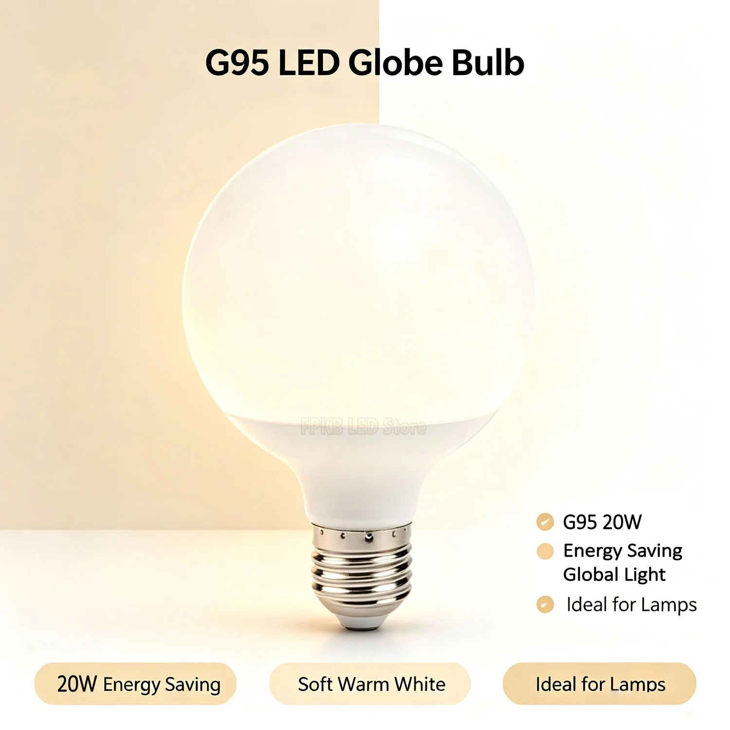 LED Bulbs E27 30W 20W 15W 7W 220V 230V G80 G95 G120 Energy Saving Global Light Lampada Ampoule LED Light Bulb LED Lamp