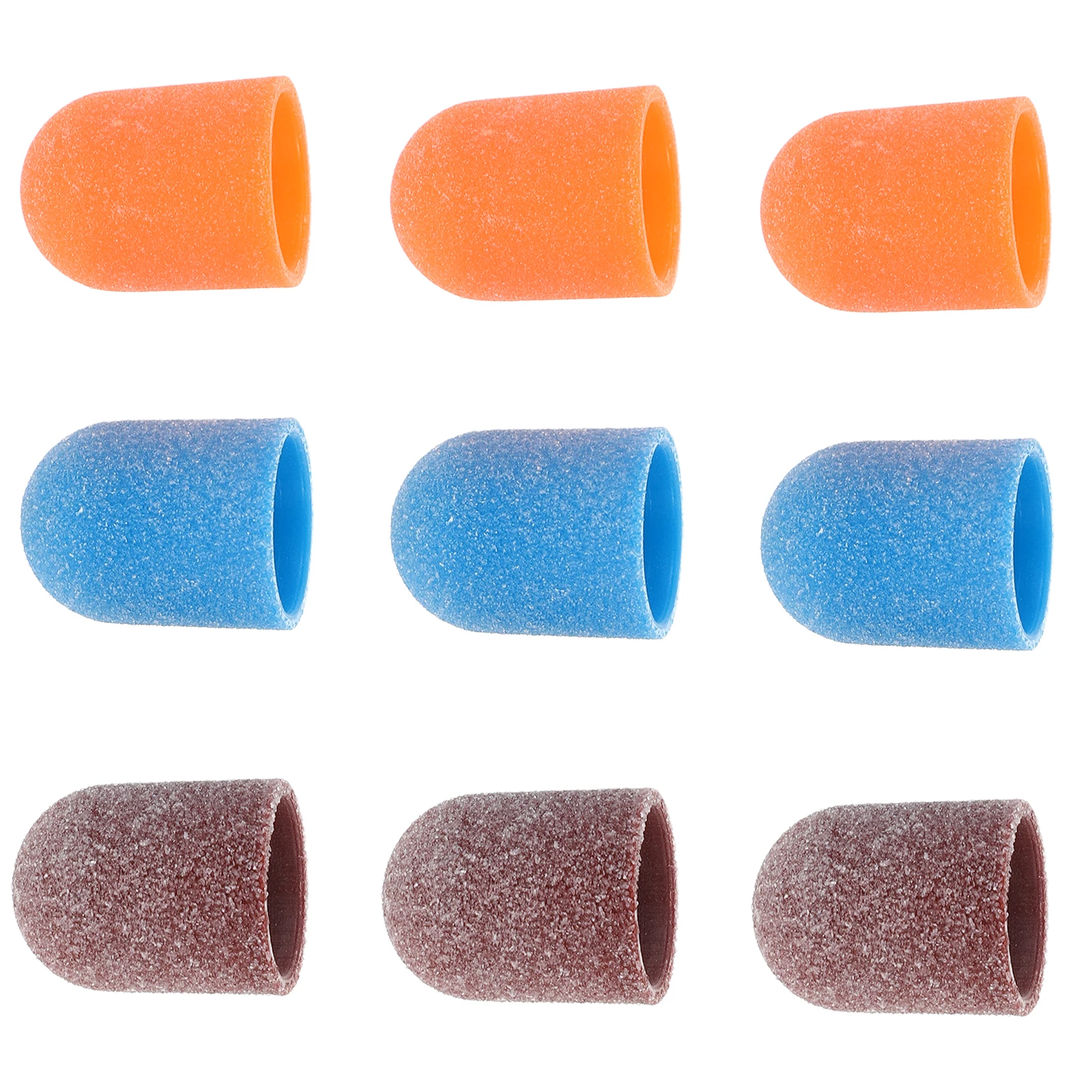 

1Set Nail Drill Sanding Bands Fine Grit Mandrel Bit Small Nail Drill Bits Caps Acrylic Gel Pedicure Manicure Sanding Replacement