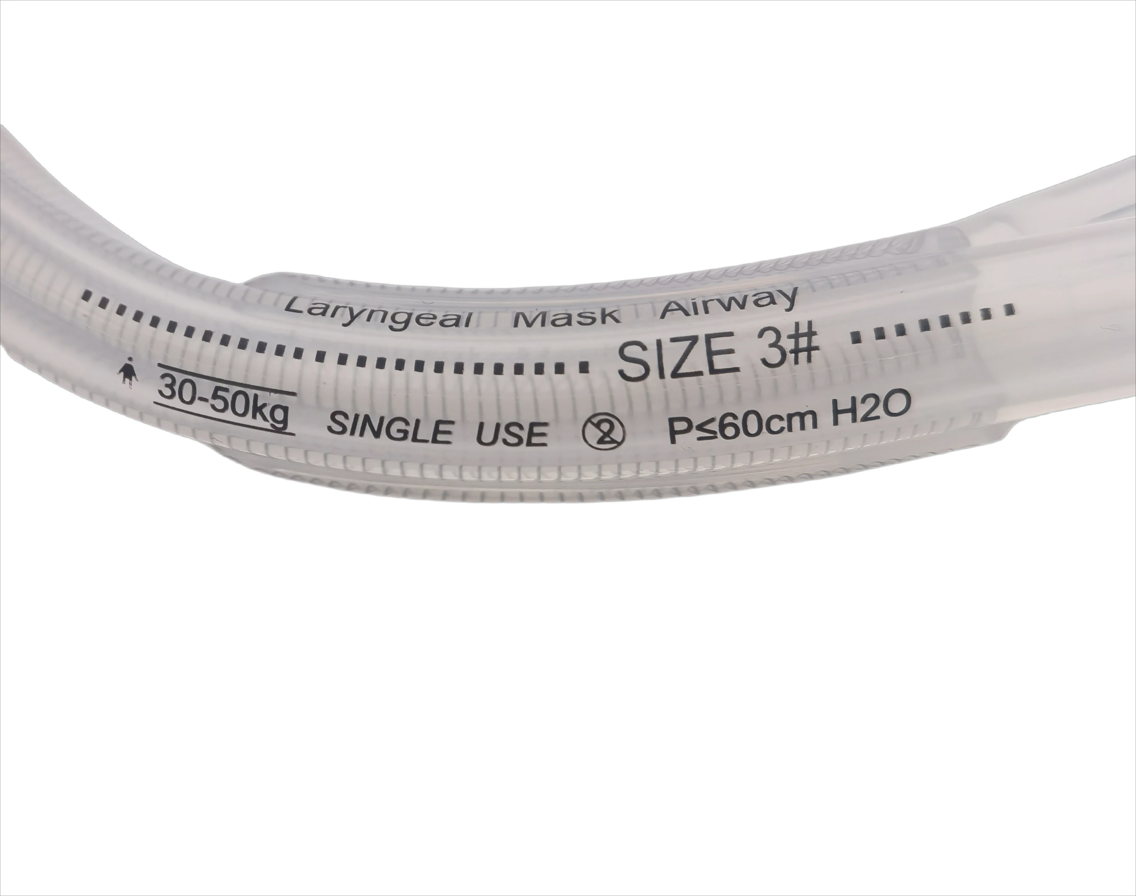 

Reinforced Silicone laryngeal mask,double lumen type