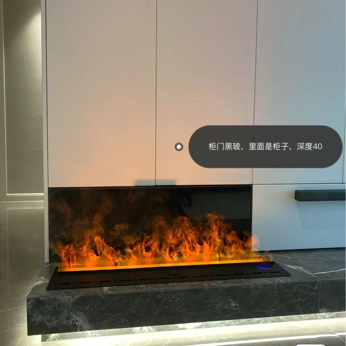 

5 Years Warranty Length electric color flame water vapor fireplace 3d fire place with wifi water