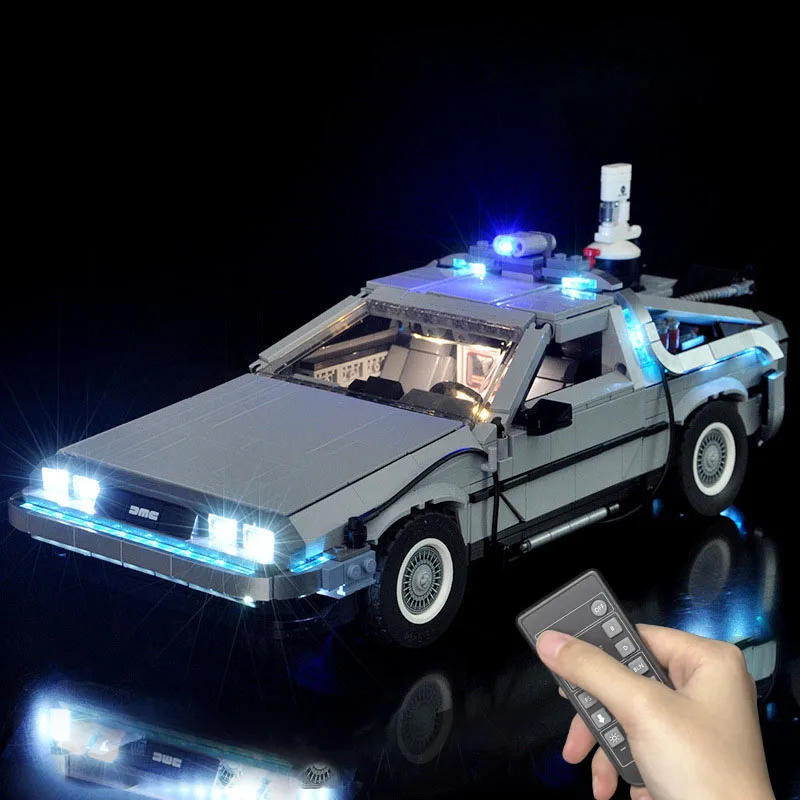 LED Lighting Kit Compatible with Lego 10300  Back to the Future Time Machine Racing Car Model (NOT Include The Model Bricks)