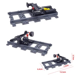 Train Buffer Power Motor MOC RC Left/Right Track Change Components Building Blocks Unit Bricks Toys Compatible With LEGO