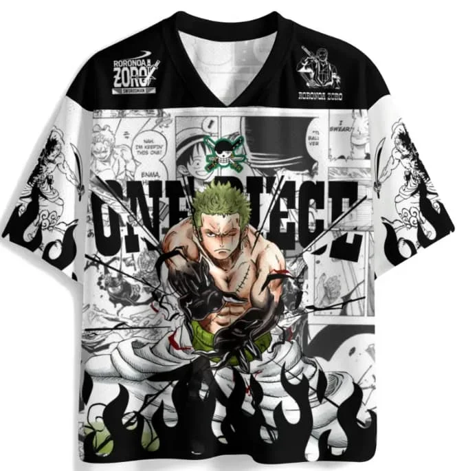 

Футболка с 3D-принтом в американском стиле с изображением Зоро и Луффи из комиксов, для взрослых и детей, модная, свободного кроя, с коротким рукавом