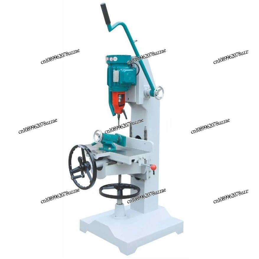 Square Machine Vertical Single-axis High-speed Tongue and Groove Manual Punching Woodworking Drilling To Pneumatic Pressure 350
