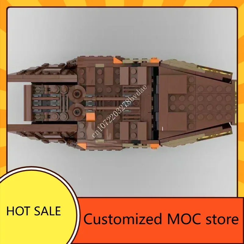 828PCSMOC Space Battle Series Jawa Sandcrawler Puzzles  Creative DIYAssembly Birthday Christmas Toys Kids Gifts for Kids Ages