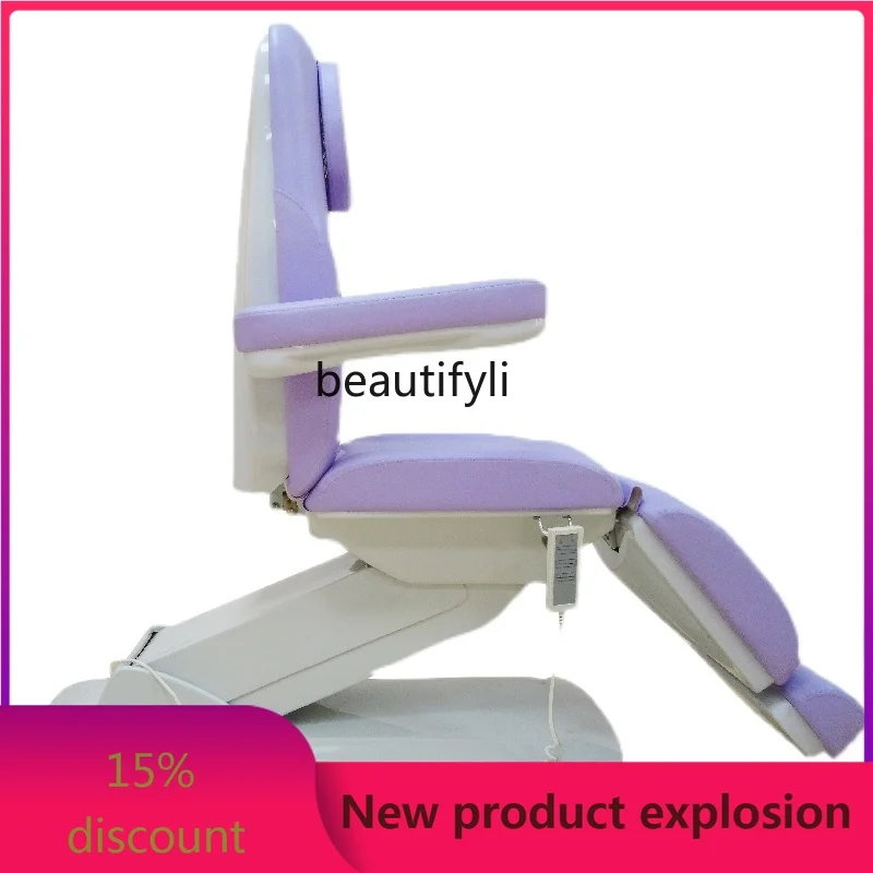 

Electric Beauty Bed Automatic Lifting Intelligent Massage Physiotherapy Massage Tattoo Embroidery Beauty Salon Special Bed