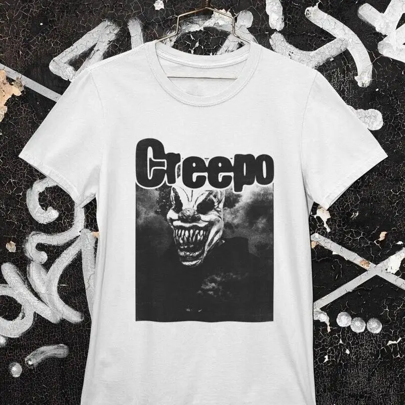 

Альтернативная готическая одежда, футболка с жутким ужасом в стиле гранж