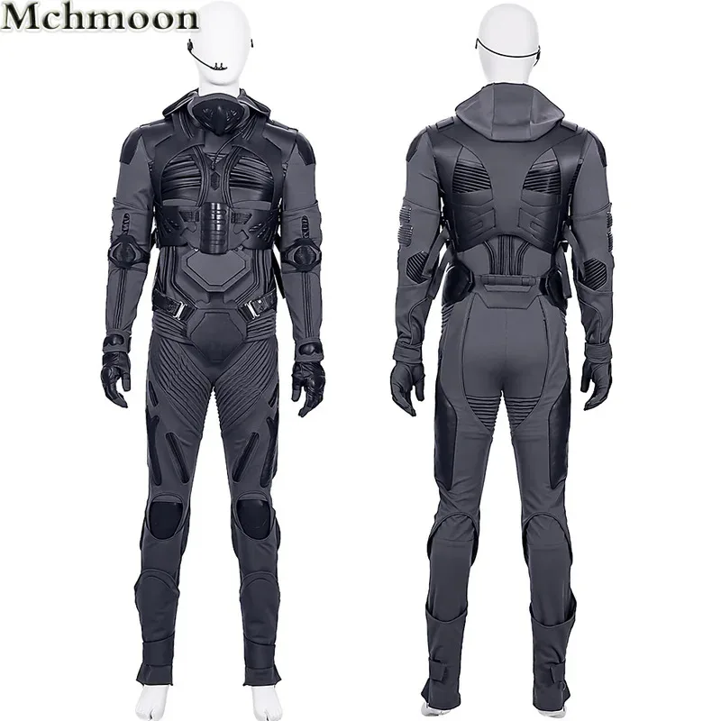 

25COSArrakis Aka Dune Косплей Костюм Fremen Stillsuit Paul Atreides Костюм Броня Костюм с Жилетом Комбинезон Накидка Маска Хэллоуин O