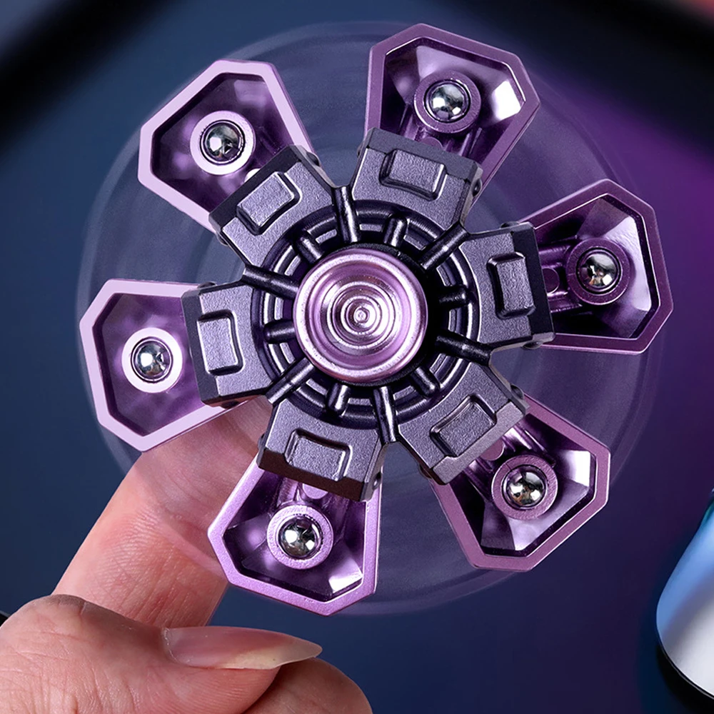 EDC Hand Spinner Stress Relief Spielzeug Kreative Rotierende Fingerspitze Gyroskop Spinner Zappeln Spielzeug Weihnachtsgeschenke für Jungen Erwachsene