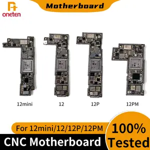 Bilashmart CNC CUT Board iPhone 12 Pro MAX Mini Logic Board Polishing Remove CPU Baseband Swap US EU Version Without Nand Motherboard