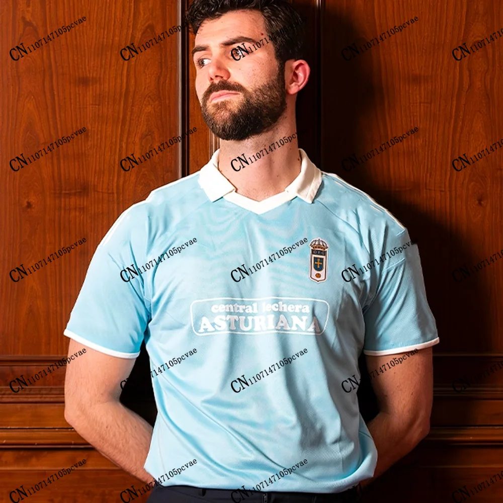 Camiseta del Real Oviedo 2026, Nueva Edición Heritage, Conmemorativa del 100 Aniversario del Real Oviedo, para Niños, Entrenamiento, Unisex