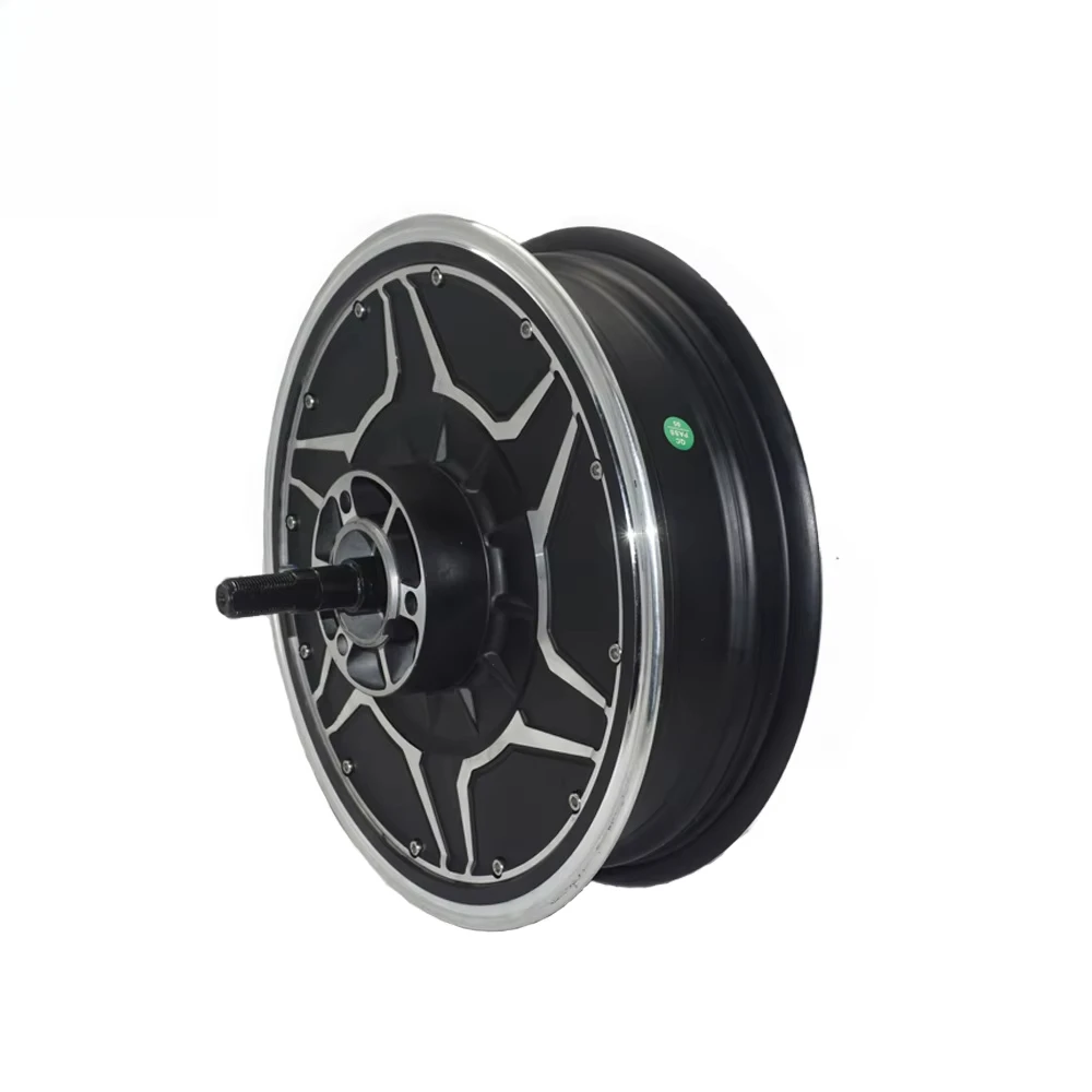 12*3.5inch 20000W 268 80H 20kW 72V Powerful Racing Hub Motor for High Speed Electric Motorcycles