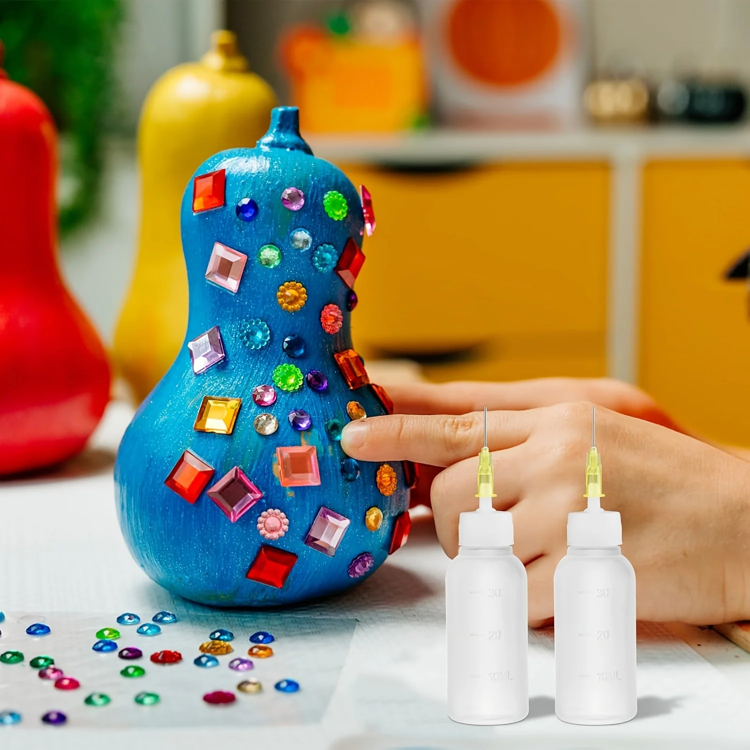 Präzisions-Klebstoff-Dosierflasche 30/50ml mit Nadelspitze und verschiedenen stumpfen Nadelgrößen 14ga 1/6ga 18ga 20ga 2 – Detail 3