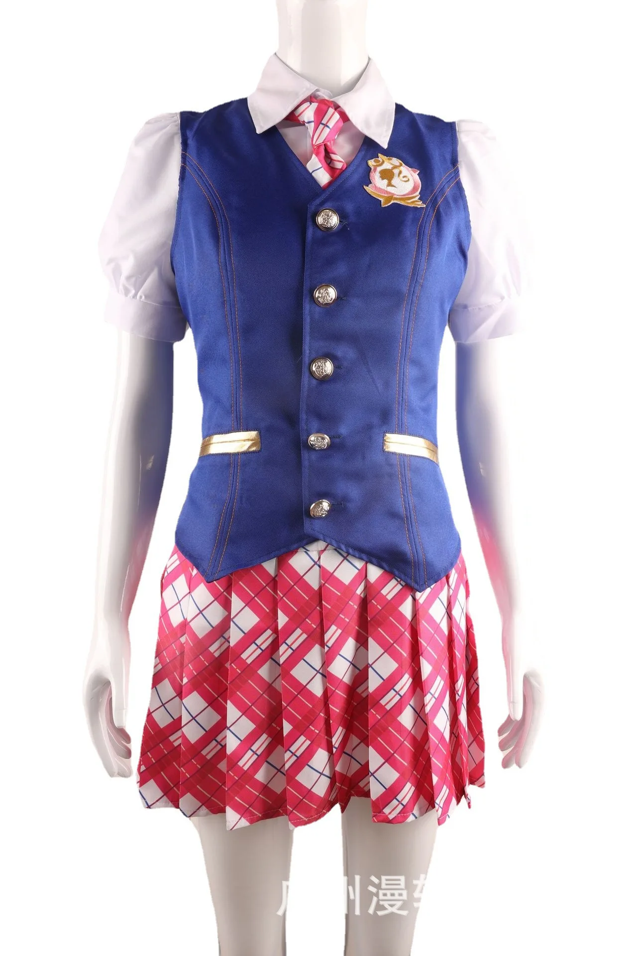 Disfraz de Cosplay de Barbiee de película de Halloween para mujer, vestido de princesa, traje de Delancy Wen COS, uniforme escolar, faldas superiores, fiesta de Carnaval
