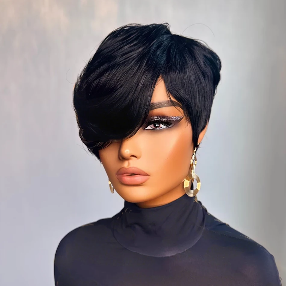 Short Straight Pixi… - image