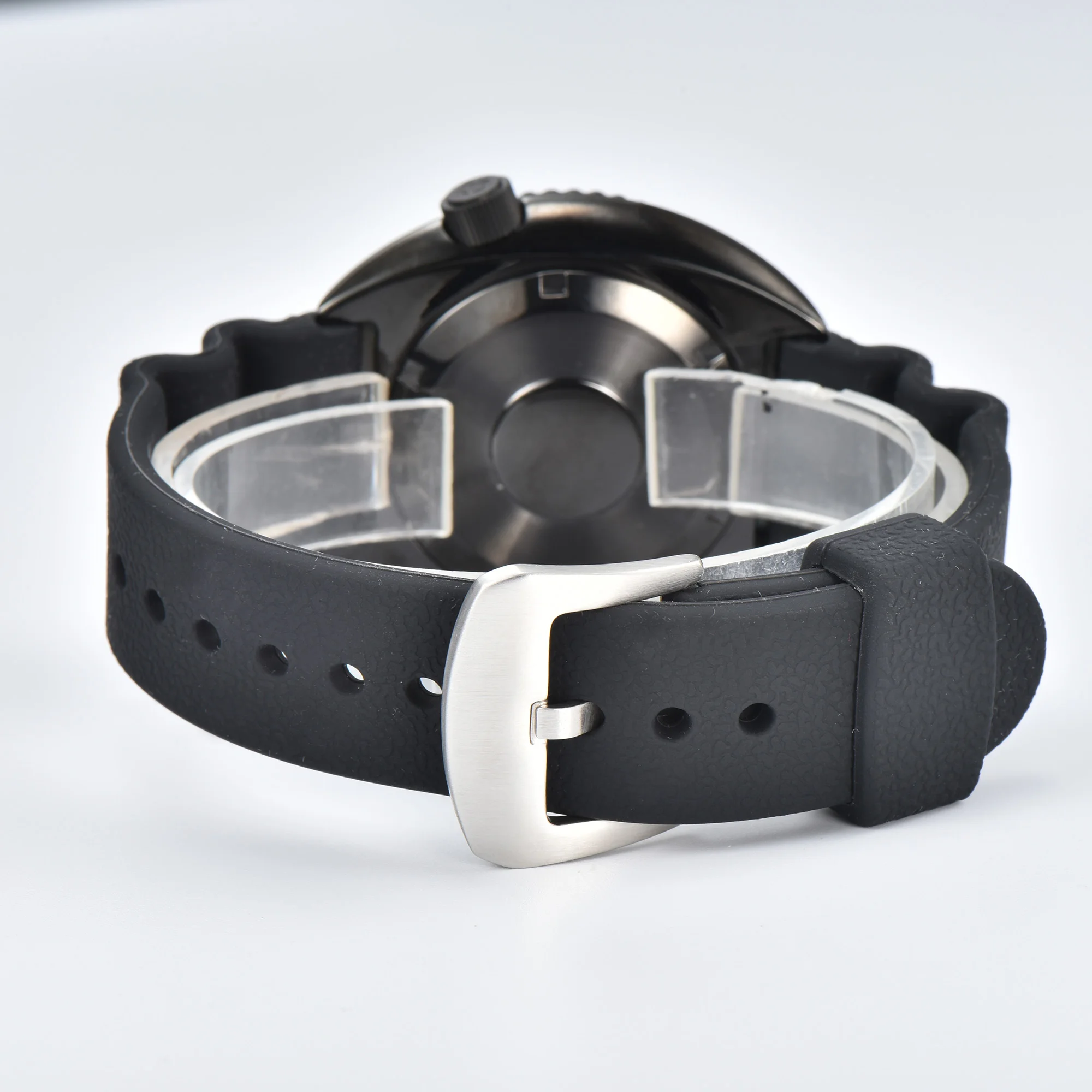 42mm NH36 PROSPEXX turtle wristwatches for men with Japanese genuine NH36 automatic movement rubber strap can customize logo