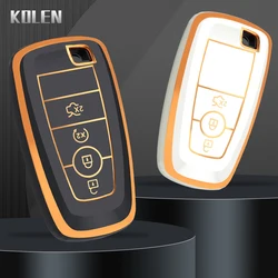 TPU Car Remote Key Case Cover Shell Fob For Ford Mondeo Fusion Mustang Explorer Focus F150 F250 F350 Escape Lincoln Accessories