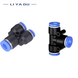 PEG PW Pneumatic Components Air and water fittings Quick Reducing Fittings 4mm 6mm 8mm 10mm 12mm  Y Type connector