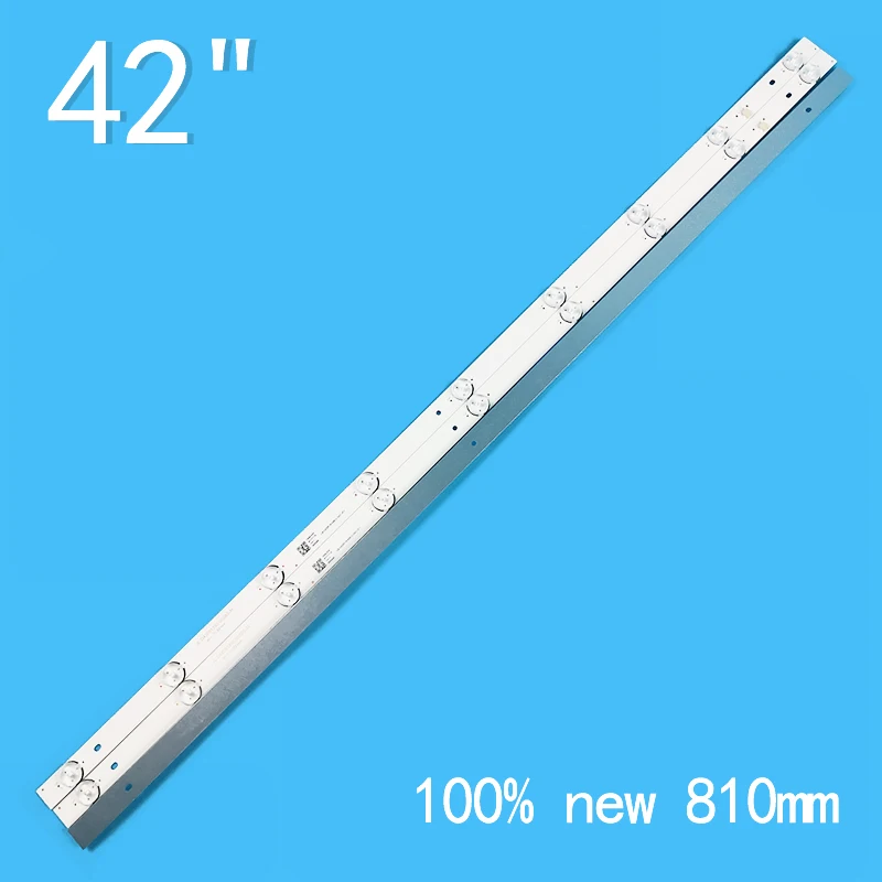 New 3PCS/lot 810mm 9LEDs 3V For 42